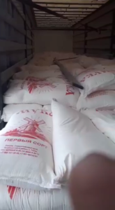 Sending flour from Russia to Iraq and Afghanistan